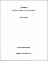 On The Go Wind Octet Arranged for Piano, Four Hands piano sheet music cover